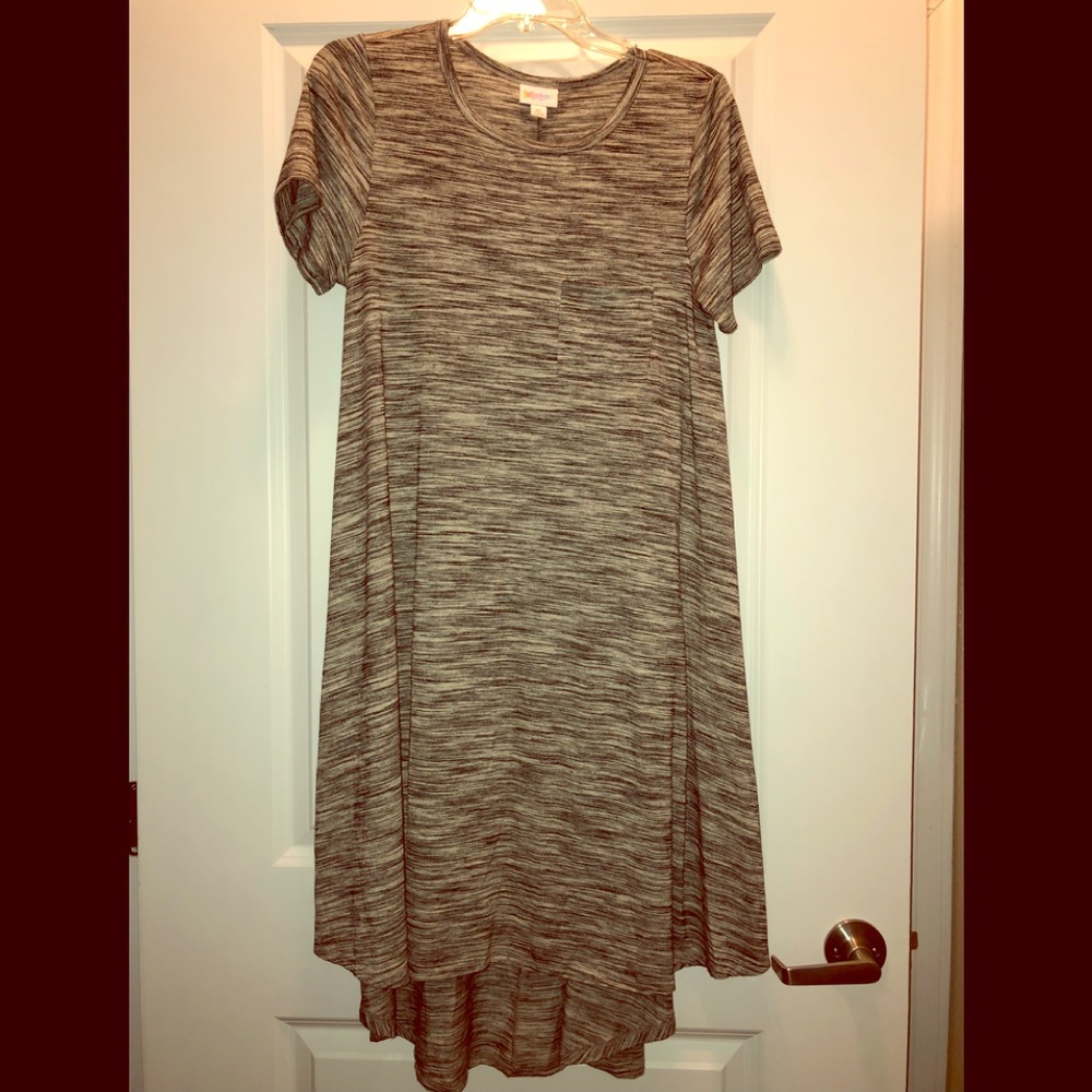 Grey LulaRoe Carly Dress